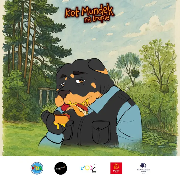 Kot Mundek w Łodzi - Mieście Filmu