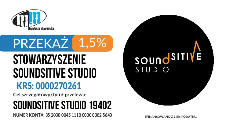 Wsparcie Fundacji Studenckiej Młodzi Młodym dla Stowarzyszenia Soundsitive Studio